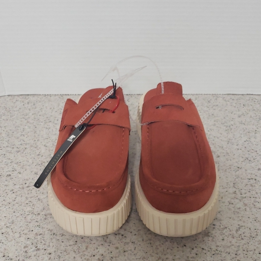 Sorel Orange-Brown Suede Ona Ave Loafer SZ 8 -‎ NWT